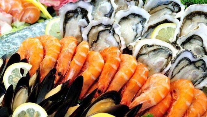 Meeresfrüchte erhöhen aufgrund des hohen Gehalts an Selen und Zink die Potenz bei Männern